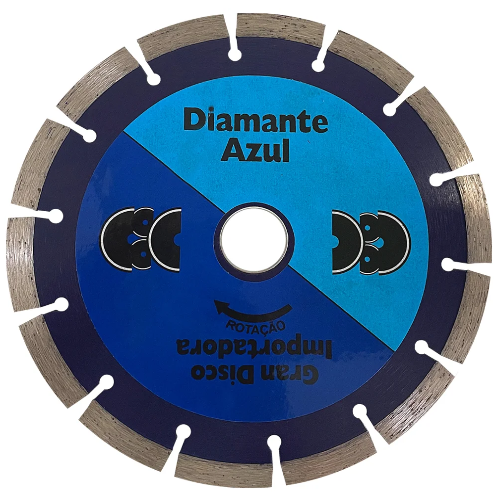 Disco Diamantado Segmentado de 180mm Diamante Azul